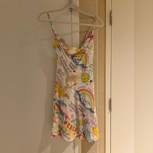 NEW WITH TAGS Realisation Par Elton John Minidress